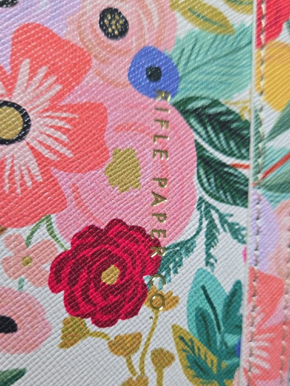 Rifle Paper Co. Pink Floral & Black Floral Zip Pouch Set - Picture 5 of 11